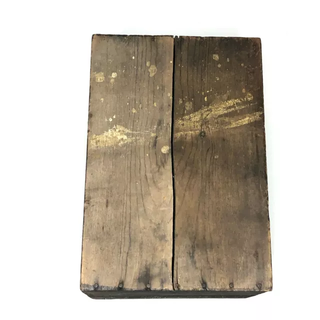 VTG 30s 40s Atlas Powder Co Explosives Handmade Box Mining Advertising Rustic 8