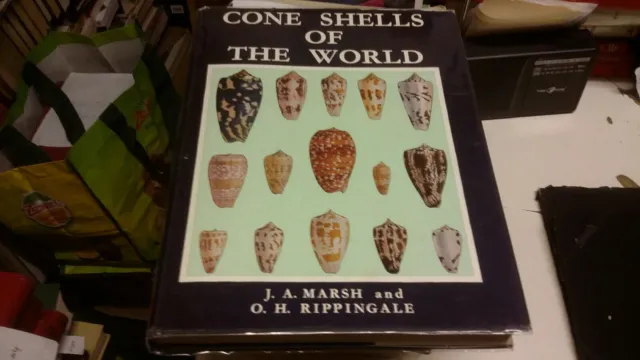 CONE SHELLS OF THE WORLD, J,A. MARSH, THE JACARANDA PRESS, 8mg22