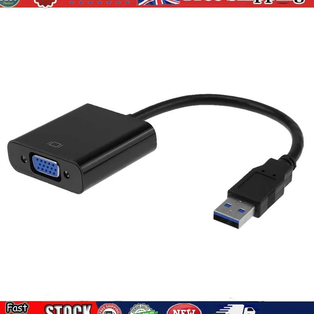 1080P Adaptador USB a VGA Multipantalla Tarjeta de Gráficos Convertidor Cable Adaptador VGA
