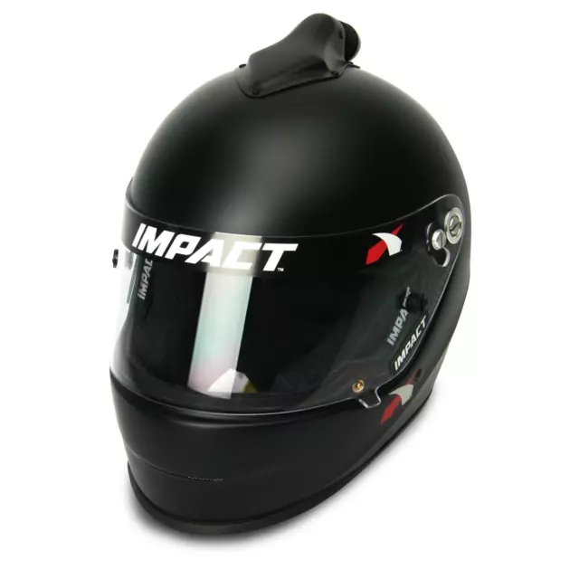 Impact Racing SA2020 1320 Top Air Helmet, Flat Black, X-Large