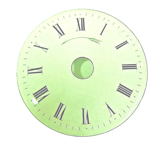 Cadran De Pendulette Ou Réveil Zenith - Diamètre 69 Mm, Vintage, Occasion Pour Horloger Ou Collection
