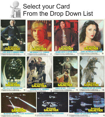 1978 Battlestar Galactica TOPPS Trading Card/Sticker Singles- Your Choice 132/22