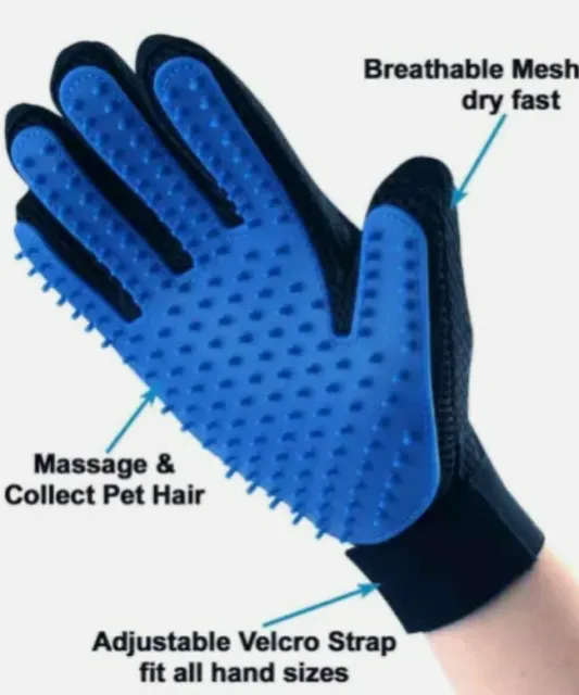 True Touch Deshedding Glove for Pet Grooming As Seen On TV