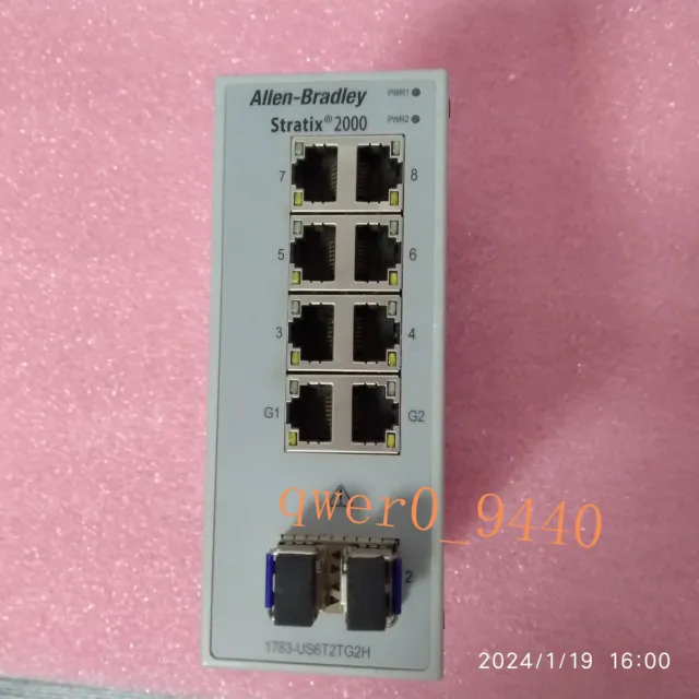 1PC USED Network module 1783-US6T2TG2H  100% test  by DHL or Fedex