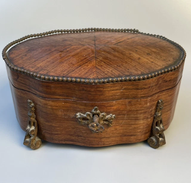 Coffret à Bijoux En Bois De Rose – Occasion – Idéal Pour Ranger Vos Trésors