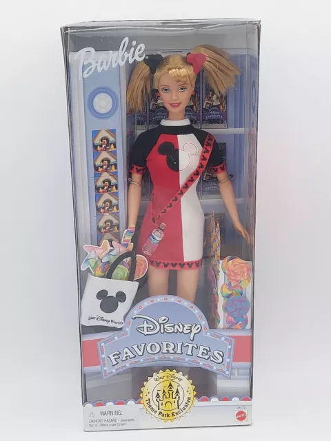 Vintage 2000 Disney Favorites Barbie Doll Walt Disney Theme Park Mattel 28172