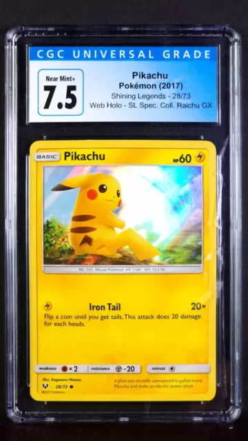 Pikachu - 28/73 Holo Rare Promo - Shining Legends – JAB Games13