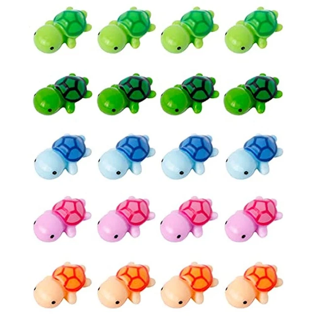 20x Kleine Schildkröte Miniaturornament zum Selbermachen Fee Garten Pflanze Dekor Landschaft