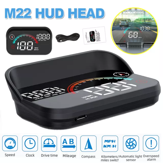 Head Up Display HUDs Auto OBD2 GPS Geschwindigkeit Alarm Projektor Navigation