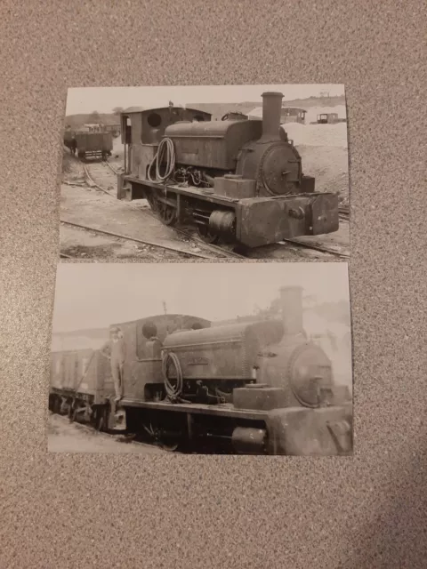 Industrial Locomotives of Harmby Quarry,Leyburn,North Yorkshire,Photographs x2