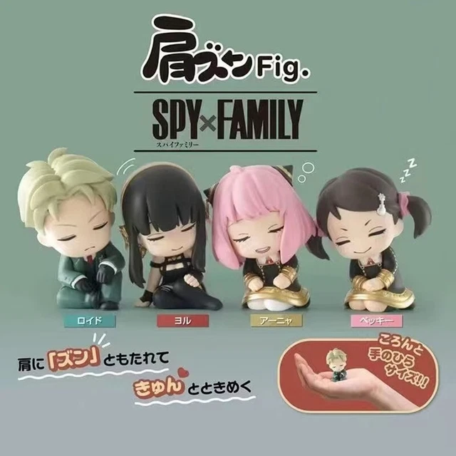 4pcs Spy X Family Yor Anya Forger Figurine Cute Model PVC Collection Manga