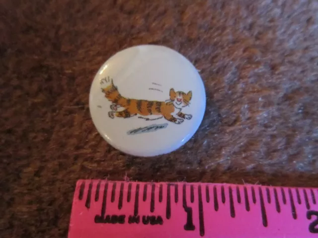 AMERICAN GIRL GRIN PIN Striped Orange Cat Collectible 1990s FREE SHIP