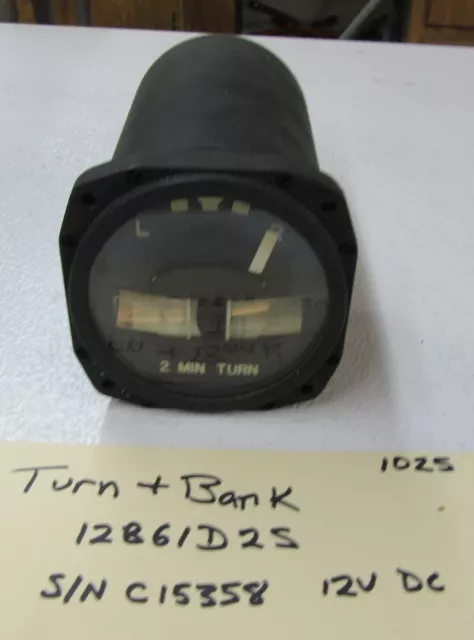 Turn and Bank Indicator M/N 12P61-D2S Turn and Bank Indicator M/N 12P61-D2S