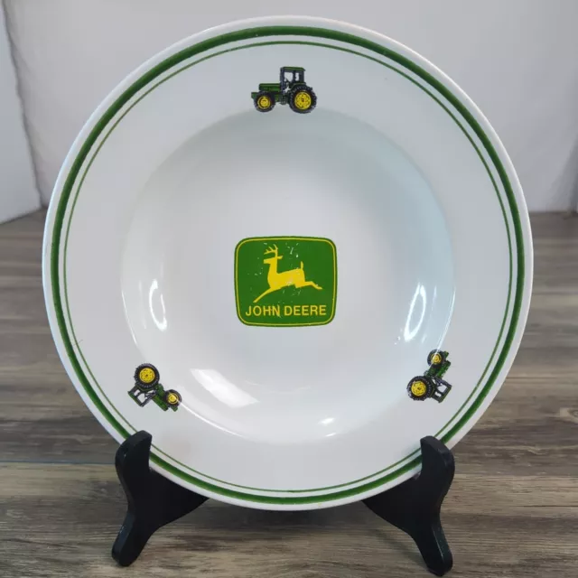 John Deere Gibson Housewares Soup Salad Cereal Pasta Bowls - 9" Diameter