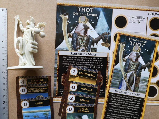 Miniature Amon + Carte Française Pour Ankh: Gods Of Egypt - CMON - Occasion