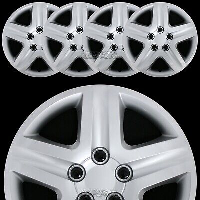 16" Set of 4 Wheel Covers Full Rim Snap On Hub Caps fit R16 Tire & Steel Wheels