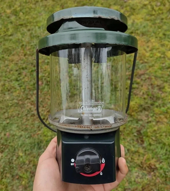 COLEMAN 5155A/5158 PORTABLE Propane Lantern W Black/Yellow Hard