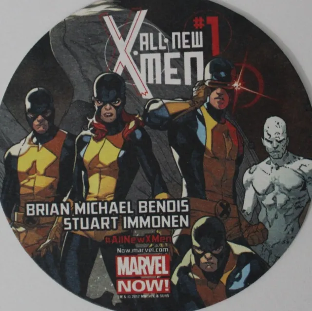 2012 ALL NEW X-MEN Promotion Coaster 3.5" (9 cm.) Cardboard New Only 1 Available