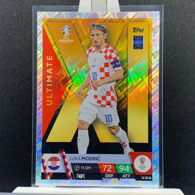CARTA TOPPS EURO 2024 Match Attax Centurion Emerald CC3 Luka Modric CC