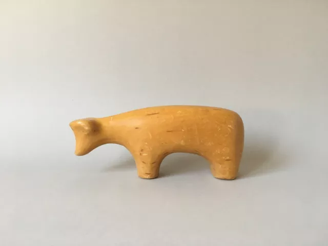 Antonio Vitali アントニオ・ヴィタ wooden Animal Toy Cow - Swiss Design - Very rare