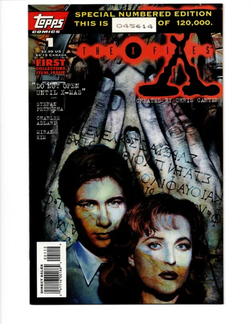 The X-Files #1 (1995, Topps) VF Special Numbered Collectors Edition Reprint