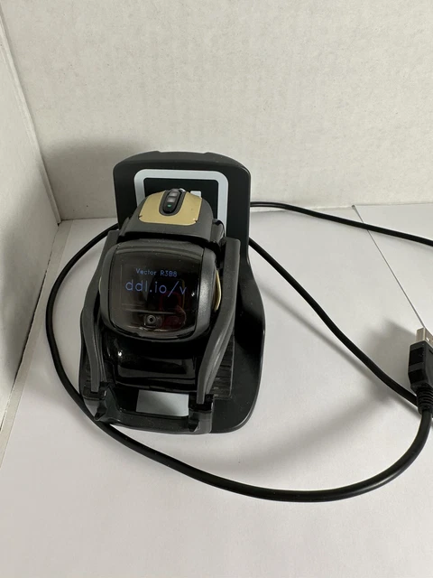 NEEDS BATTERY Anki Vector robot with charging stand