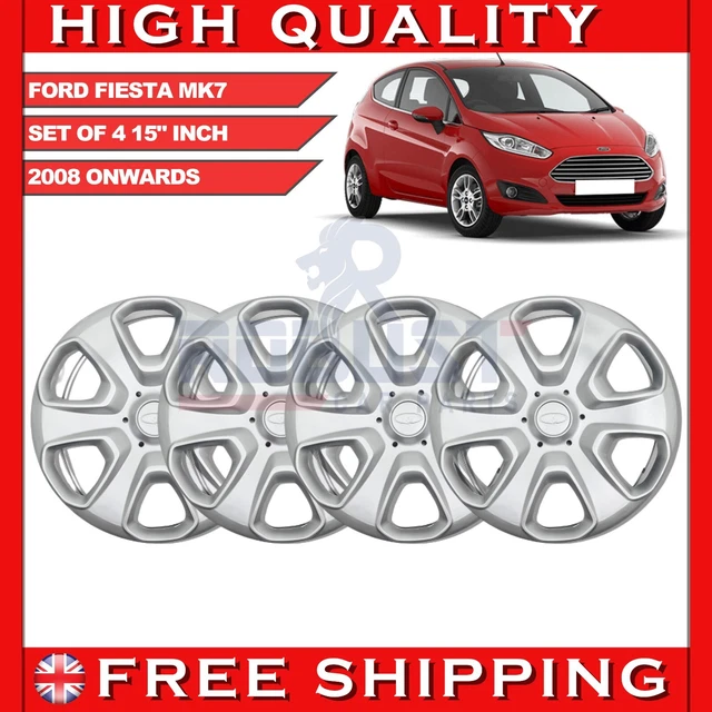 4X 15 Pollici Per Ford Fiesta Coprimozzo Coprimozzo Coprimozzo 8V21-1130-Ha (2008+In Poi)