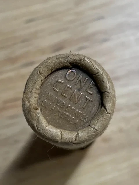 LINCOLN WHEAT CENT ROLLS 1909-1958-50 coins US COINS PENNY
