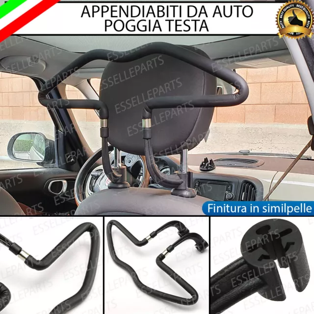 Appendiabiti Da Auto Stampella Gruccia Antiscivolo Per Sedile Poggiatesta Giacca