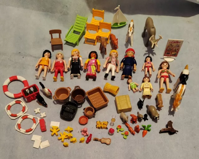 Playmobil Mischkonvolut Figuren und Zubehör gebrauchte Figuren & Tiere