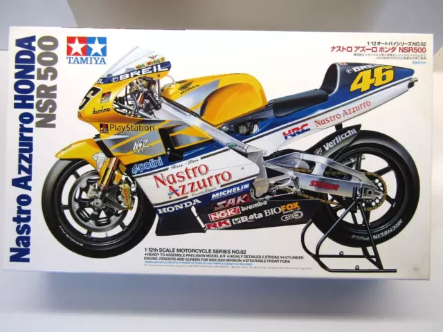 Tamiya 1:12 Scale Nastro Azzurro Honda NSR500 Model Kit # 14082*2200 Vale Rossi