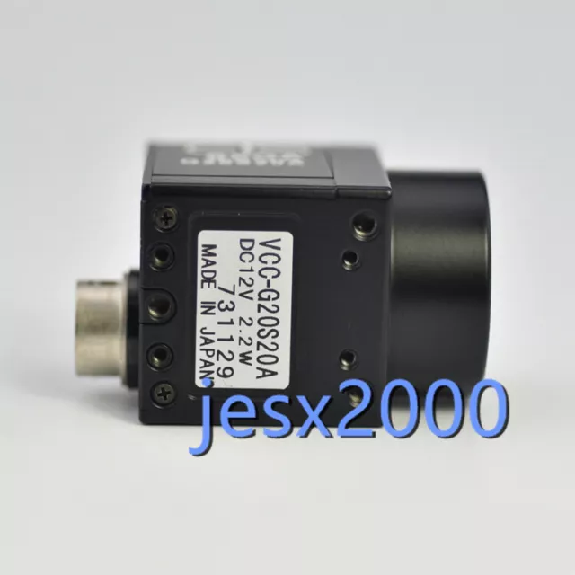 1PC used CIS VCC-G20S20A Monochrome CCD Industrial Camera