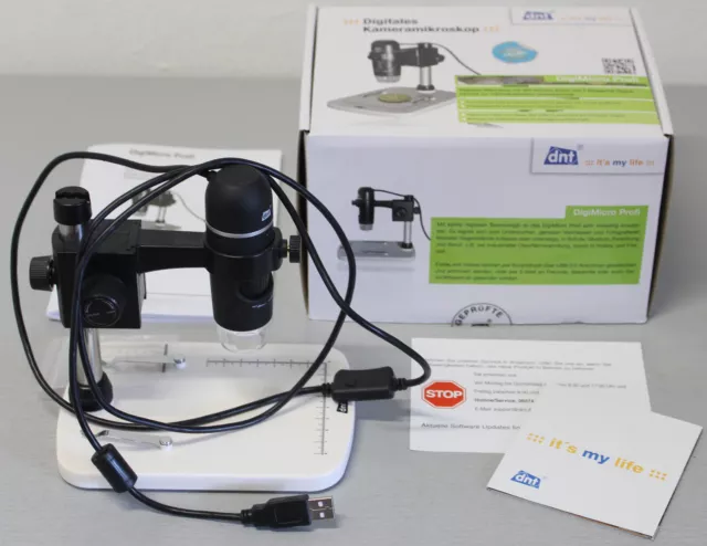 dnt DigiMicro Profi - USB Mikroskop Microscope - gebraucht - gut erhalten - OK