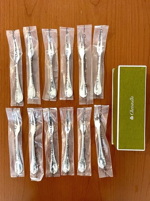 12 Fourchettes Escargot Valmy - Acier 18/0 Inox - Pour Collectivités Et Restauration