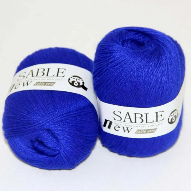 Sale 2X50gr Balls Super Warm Pure High Cashmere Blankets Rugs Crochet Yarn 14