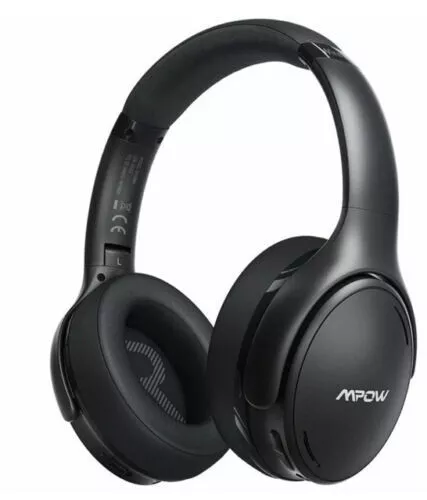 Mpow H19 IPO Bluetooth 5.0 Active Noise Cancelling Headphones BH388A - Black