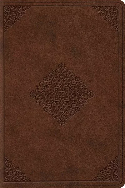 ESV Study Bible : English Standard Version, Saddle, TruTone, Ornament Design,...