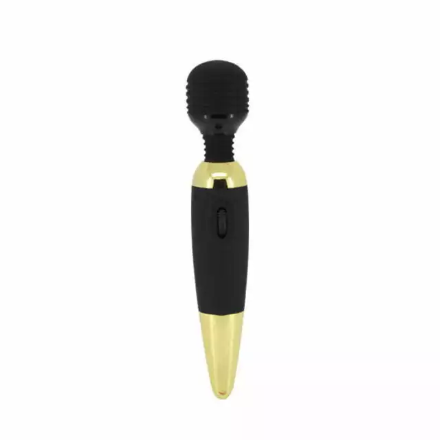 Pretty Love Vibromasseur Massager Power Wand Doré Stimulateur Silicone