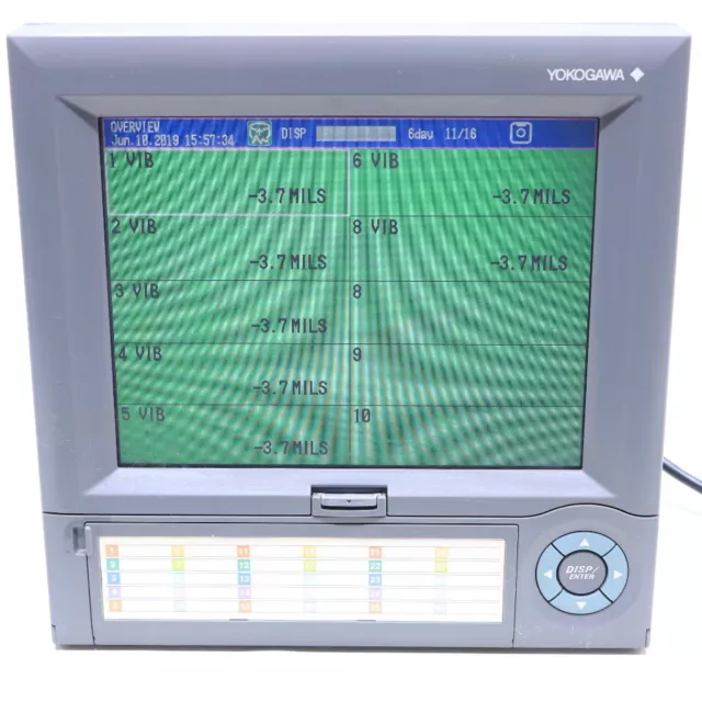 * Yokogawa Daqstation Dx210-3 Style S4 Suffix -2/C2 Chart Recorder