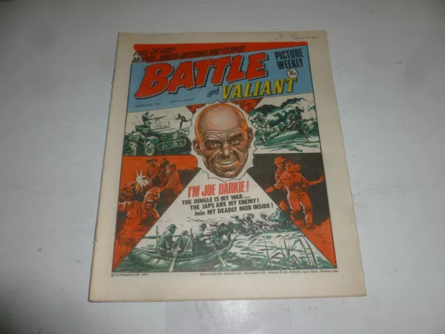 BATTLE PICTURE WEEKLY & VALIANT Comic - Date 08/01/1977 - UK Comic