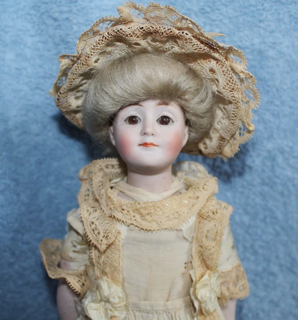 ANTIQUE~10" Doll~German~Porcelain Bisque~All Original~KESTNER GIBSON GIRL~BEAUTY 11