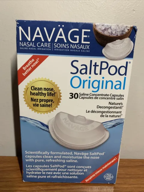 Saltpods del sistema nasal Navage 30 vainas expiración 2026