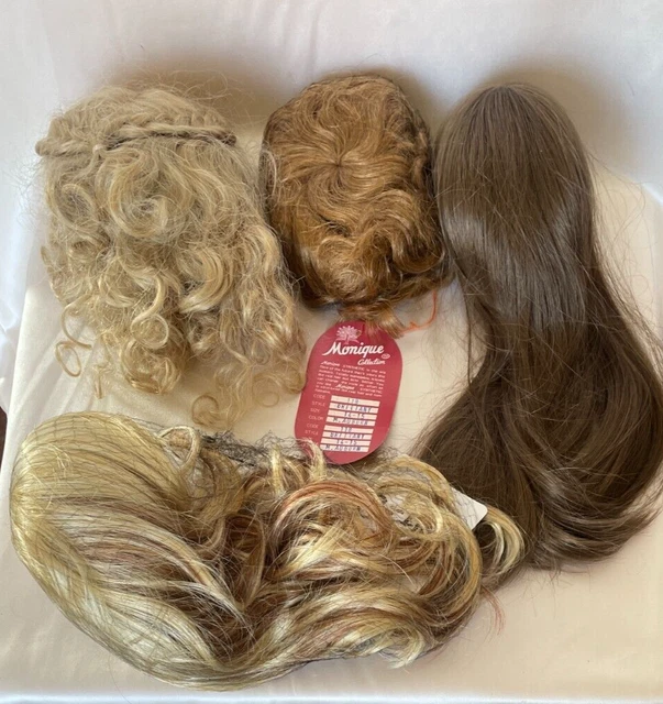 4 Doll Wigs-14-17"