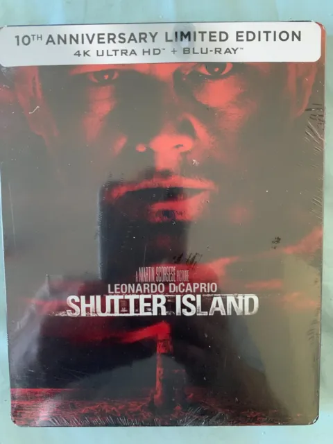 Shutter Island 4k UHD Blu Ray Limited Edition Steelbook 10th Anniversary *READ*