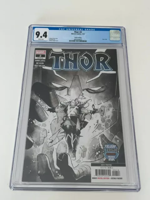 2020 Marvel THOR 2 First Appearance of STRANGE ACADEMY preview 6th Print CGC 9.4