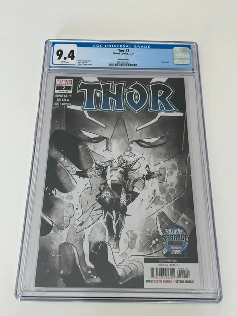 2020 Marvel THOR 2 First Appearance of STRANGE ACADEMY preview 6th Print CGC 9.4