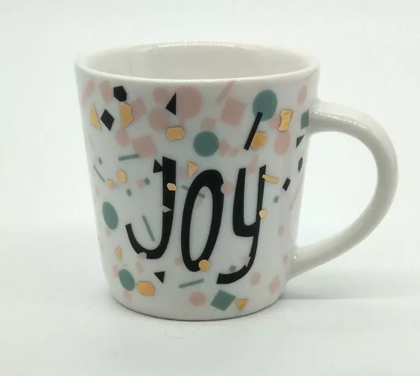 Starbucks Demi Espresso Holiday Joy Cup 3oz w/ Confetti 3" x 2 1/4" - 2017