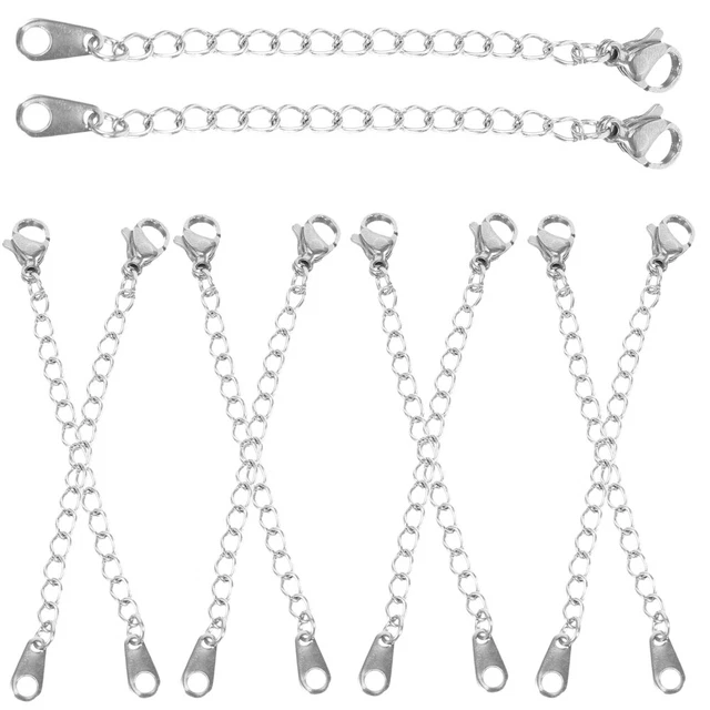 20pz Collana Estensori Catena Bracciale Estensione Catena Catene Portatili