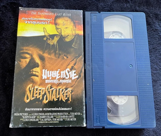 SLEEPSTALKER 1995 THAI VHS Rare Blue Color Tape Horror PAL FORMAT VS