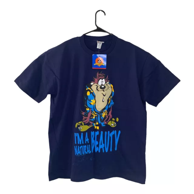 90S TAZ TASMANIAN Vintage Large T-Shirt Looney Tunes Warner Bros by UBI ...